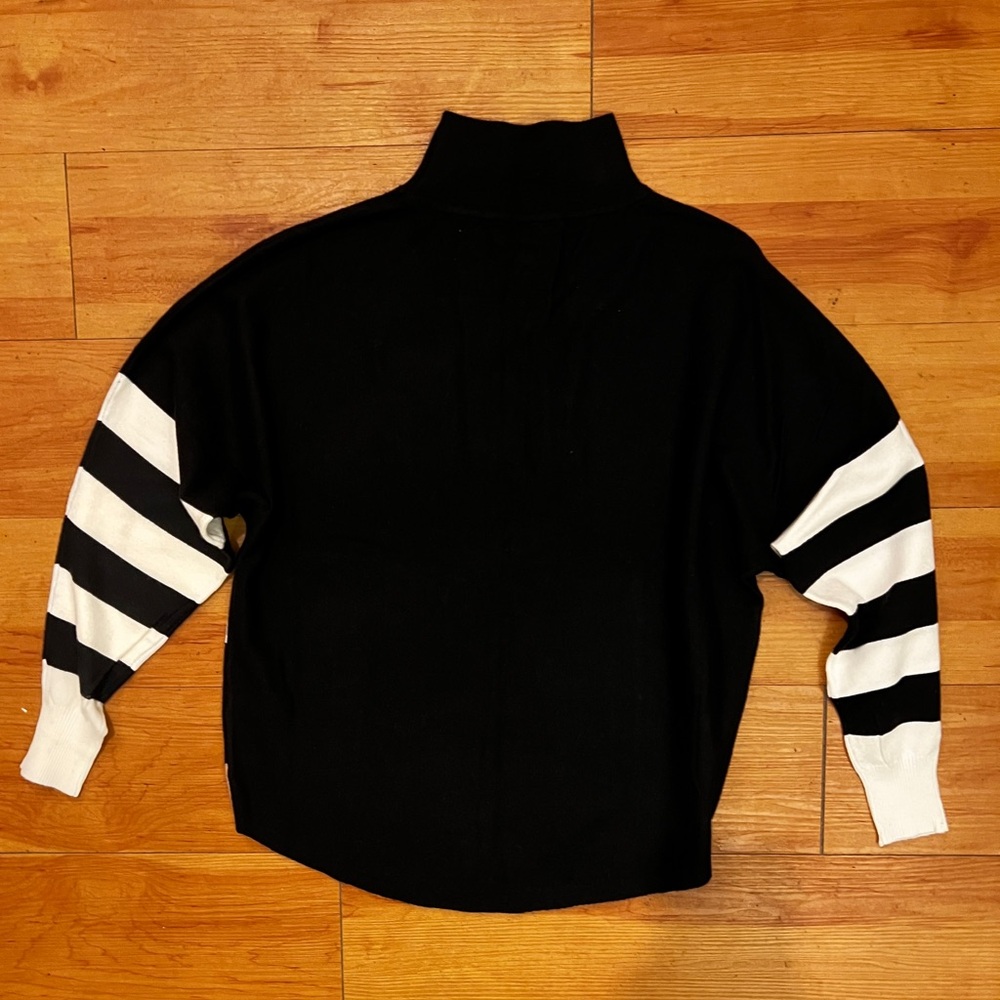 AAEDA colorblock mockneck sweater - Picture 4 of 6